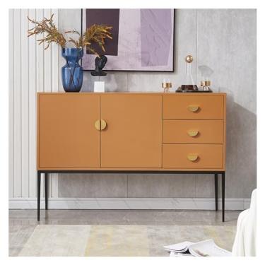 Imagem de Armário buffet de madeira maciça, aparador de cozinha, aparador moderno, armário decorativo para casa, adequado para restaurantes, casas, etc. Aparador (B)