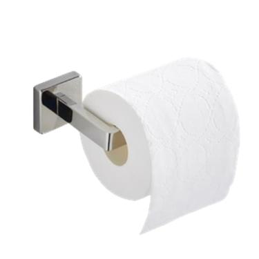 Imagem de 3FLQOOPP Conjunto de ferragens de banheiro de aço inoxidável cromado suporte de escova de dentes polido suporte de papel barra de toalha acessórios de banheiro forma quadrada, barra dupla de 50 cm