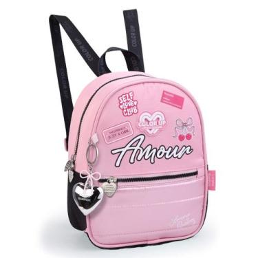 Imagem de Mini Mochila Feminina Juvenil Lorena - Seanite, Rosa