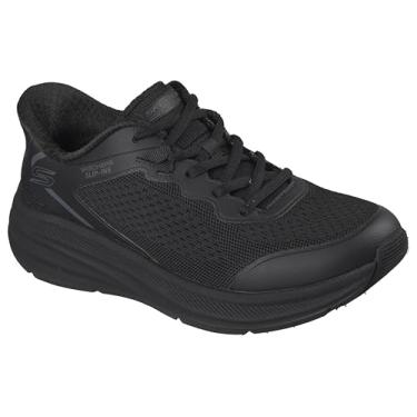 Imagem de Skechers Tênis feminino Bobs Skillz Hands Free Slip-ins, Preto/preto, 11