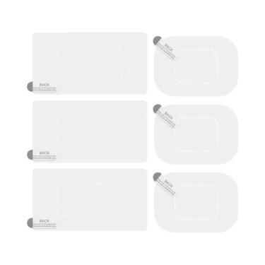 Imagem de Adesivos Transparentes Para Para-brisa De Dashcam, Eletrostáticos, 6 P