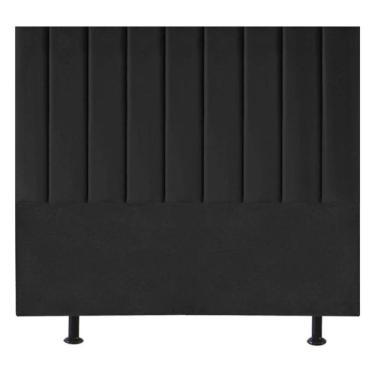 Imagem de Cabeceira Estofada De Cama Casal King 195 Cm Taís Corino preto