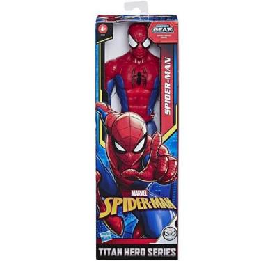 Imagem de Boneco Articulado Marvel Titan Hero Spider-Man Hasbro E7333, Azul e Ve