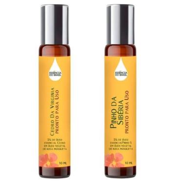 Imagem de Óleos Essenciais Prontos Cedro E Pinho Sibéria Roll On 10Ml - Essência