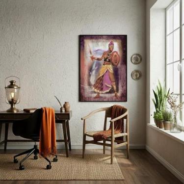 Imagem de Quadro Decorativo Obá Orixá - 70X50Cm - Quadros On-Line