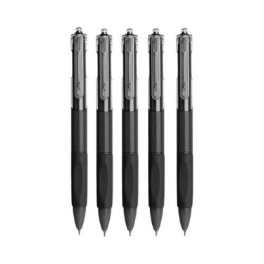 Imagem de Conjunto De Canetas Gel Com Tinta Preta 1/5/10 Ponta Fina De 0,5mm ST 