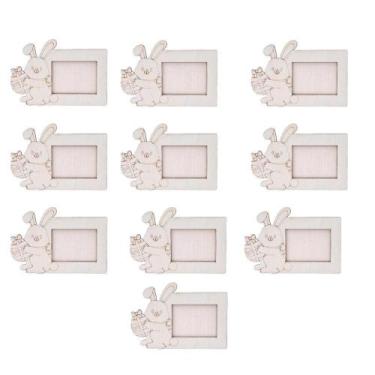 Imagem de Kit 10 Lembrancinhas De Páscoa Porta Retrato Coelho 15X11.5 - Wincy Pa