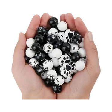 Imagem de Contas Redondas De Madeira De Natal, Madeira Natural De Pinheiro, Tama