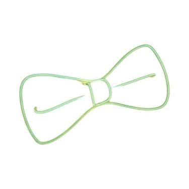 Imagem de Gravata Borboleta LED Masculina Luminosa Neon Com Fio EL Para Festas, 