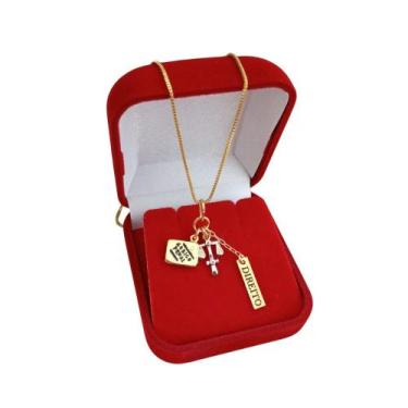Imagem de Colar Profissão Símbolo Direito Banho De Ouro 18k - Jhulias