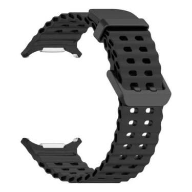 Imagem de Pulseira Poolsy Silicone Compatível Com Samsung Galaxy Watch 7 Ultra 4