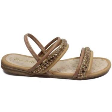 Imagem de Sandália Via Telli Palha Losango Feminina 4011-Feminino