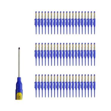 Imagem de Conjunto De Canetas Marcadoras De Ponta Longa De 45mm Para Carpinteiro