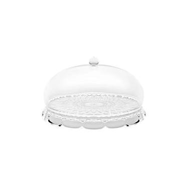 Imagem de PRATO PARA BOLO GUZZINI COM DOMO SMALL EM ACRÍLICO VANITY ARIA 30CM CLEAR 131801SAR00