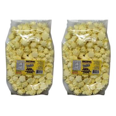 Imagem de Mini Suspiro Artesanal 2x140g Aprox. 400unid. Escolher Cores - INCOPAL