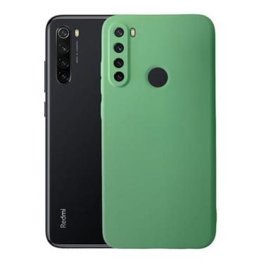 Imagem de Capinha de Silicone Compativel com Xiaomi Redmi Note 8 - Verde / Capa 