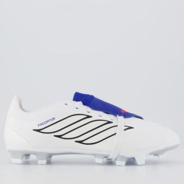 Imagem de Chuteira Adidas Predator Club FG MG LIN Campo Branca, 40