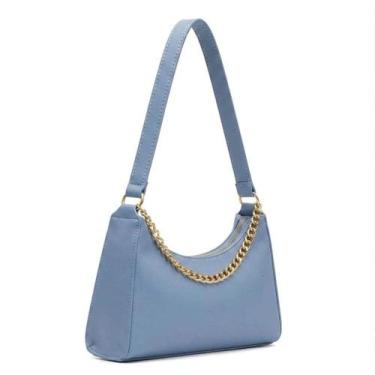 Imagem de Bolsas Femininas Baguetes Correntes Lisa de Ombro e Mão Pequenas Tende