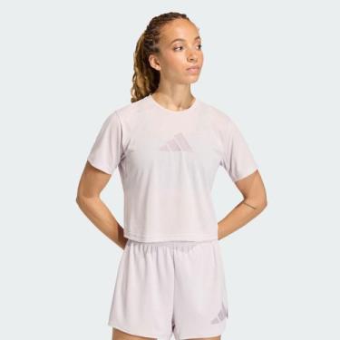 Imagem de Camiseta Adidas TR Essentials BL Feminina Roxa, P
