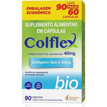 Imagem de Colágeno Tipo II Colflex Bio 40mg 90 cápsulas - MANTECORP
