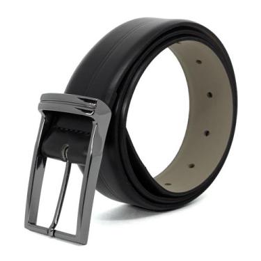Imagem de Cinto Masculino Social Fasolo Couro Legítimo Conforto Fivela Resistent