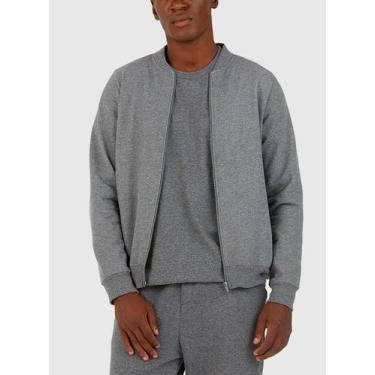 Imagem de Jaqueta Moletom Malwee 1000006666 Masculina Flanelada Algodão. T. P/XG