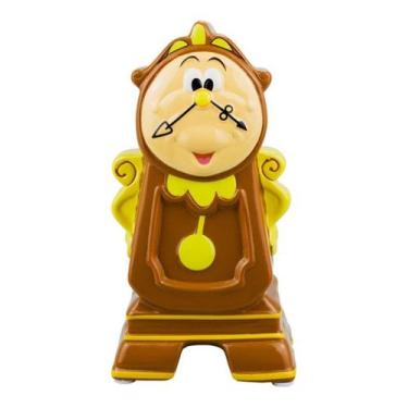 Imagem de Cofre Cofrinho Horloge Relógio Bela E A Fera 20cm Disney
