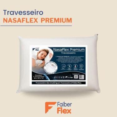 Imagem de Travesseiro Nasaflex Premium Poliuretano FaiberFlex