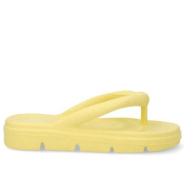 Imagem de Chinelo usaflex poof de dedo, 38, Amarelo claro