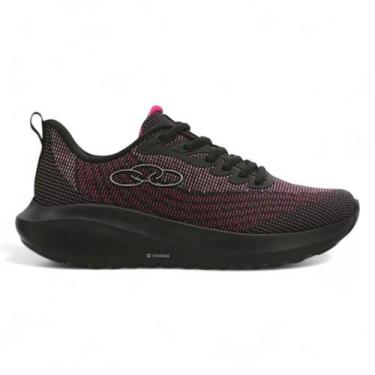 Imagem de Tênis Acqua Esportivo Feminino Confortável Olympikus, 36, preto/preto