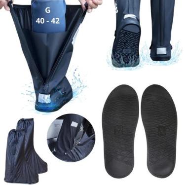 Imagem de Capa Protetora Para Calçado Chuva Impermeável Motoqueiro G - X-CELL, 4