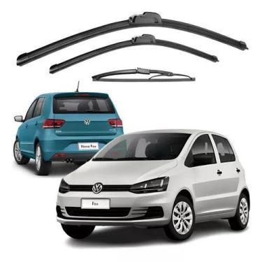 Imagem de Kit Palhetas Limpador De Parabrisa Chuva Fox 2003 A 2011 - VELOX/ APX/