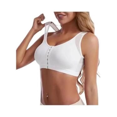 Imagem de Sutiã Colete Corretor De Postura Feminino Com Fecho Frontal S-5XL Push
