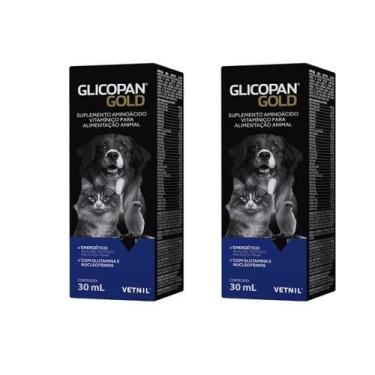 Imagem de Combo 2 Unidades Glicopan Gold 30 ml Suplemento Cães e Gatos - Vetnil
