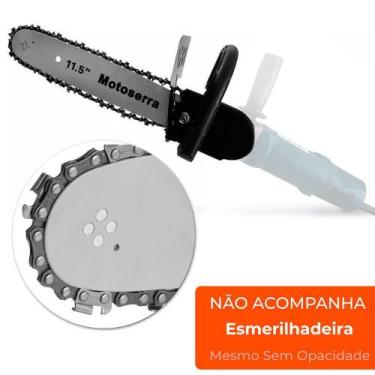 Imagem de Kit Adaptador De Serra Elétrica Motosserra Moto Serra para Esmerilhade