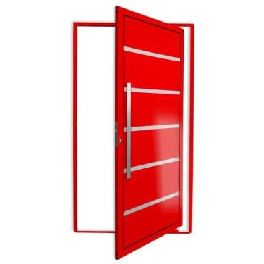 Imagem de Porta Pivotante Lambril Premium com Puxador Super 210cm x 100cm Brimak