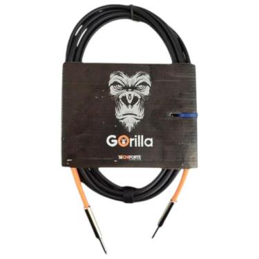 Imagem de Cabo Baixo Guitarra Gorilla 3 metros Tecniforte garantia NF