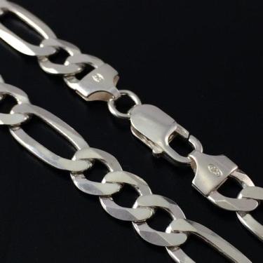 Imagem de Conj. Corrente Pulseira Prata Maciça 925 Grossa 60 Cm - Lojas La&Ny, P