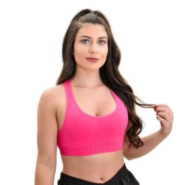 Imagem de Top Nadador Feminino Sustentação Roupa Academia Ginástica Fitness Lupo