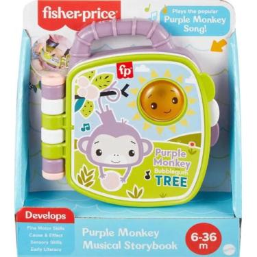Imagem de Livro Musical Infantil Canta Macaquinho Fisher Price Mattel