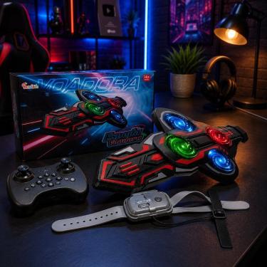Imagem de Brinquedo com Controle Remoto Espada Voadora com Luz e Design Futurista Preto XDX