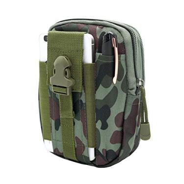 Imagem de Elonglin Masculina Bolsa de Cintura Porta Treco Celuler Carteira Pochete Tático Militar Cintura para Homens 7
