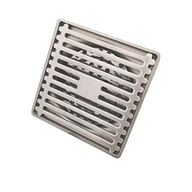 Imagem de Tampa de faixa de drenagem de água de piso preto fosco/ouro rosa/prata escovado/bronze antigo para banheiro cozinha jardim varanda,FD0001BN,86