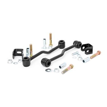 Imagem de Rough Country Links de barra estabilizadora dianteira (serve para Jeep Wrangler TJ LJ 1997-2006/84-01 Cherokee XJ | 1028-12,7 cm de elevação