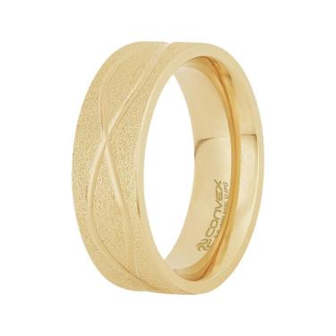 Imagem de Aliança de Namoro Infinity 7mm Gold IPG