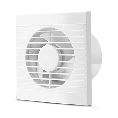 Imagem de Fã exausto Exaustão do banheiro Ventilador de ventilação da janela de 6 polegadas Ventilador de vento forte vento vento para o banheiro doméstico, baixo ruído, 2 0w, 122cfm. Ventiladores de ventilação