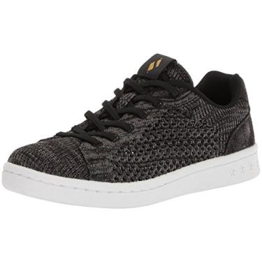 Imagem de Skechers Tênis unissex de malha elástica Darma, Preto, 10