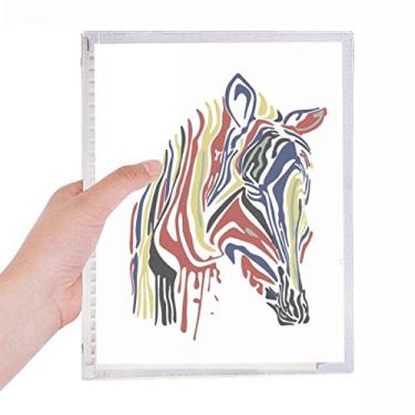 Imagem de Caderno de animal Pinto simples colorido grafite único diário de folhas soltas recarregável diário de papelaria