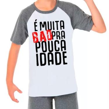 Imagem de Camiseta Raglan Frases E Humor Engraçacas Cinza Branco01 - Design Cami