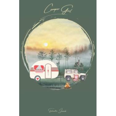 Imagem de Foggy Camper Girl Travel Journal: 6"x9" Travel Journal With 120 Themed Pages